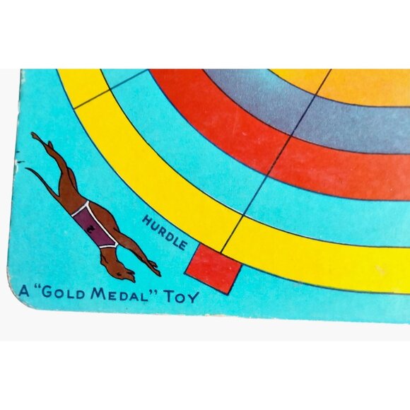 Transogram Co Dog Race Fish Pond Baseball Alley Up Shuffle Board Game Card - Picture 4 of 6